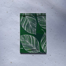 Load image into Gallery viewer, leaf patterned paper notepad for sketching or notes