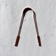 Load image into Gallery viewer, Ayurvedic copper tongue cleaner for daily oral detox and bad breath