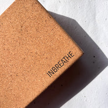 Load image into Gallery viewer, Sustainable cork yoga block designed for stability in Pilates, meditation, and home workouts