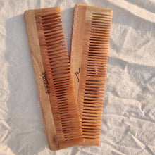Load image into Gallery viewer, Eco-friendly neem comb that supports hair growth and is ideal for daily use.