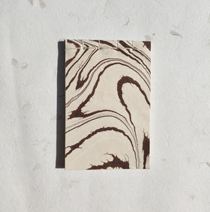 Handmade Paper Notepad | White Marble
