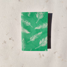 Load image into Gallery viewer, Handmade Paper Pocket Notebook | Feathers

