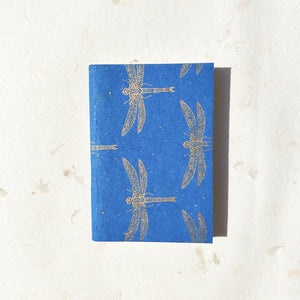 Handmade Paper Notebook Pocket | Dragonfly