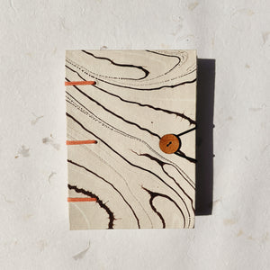 Handmade Paper Notebook |  Multilayer | White Marble