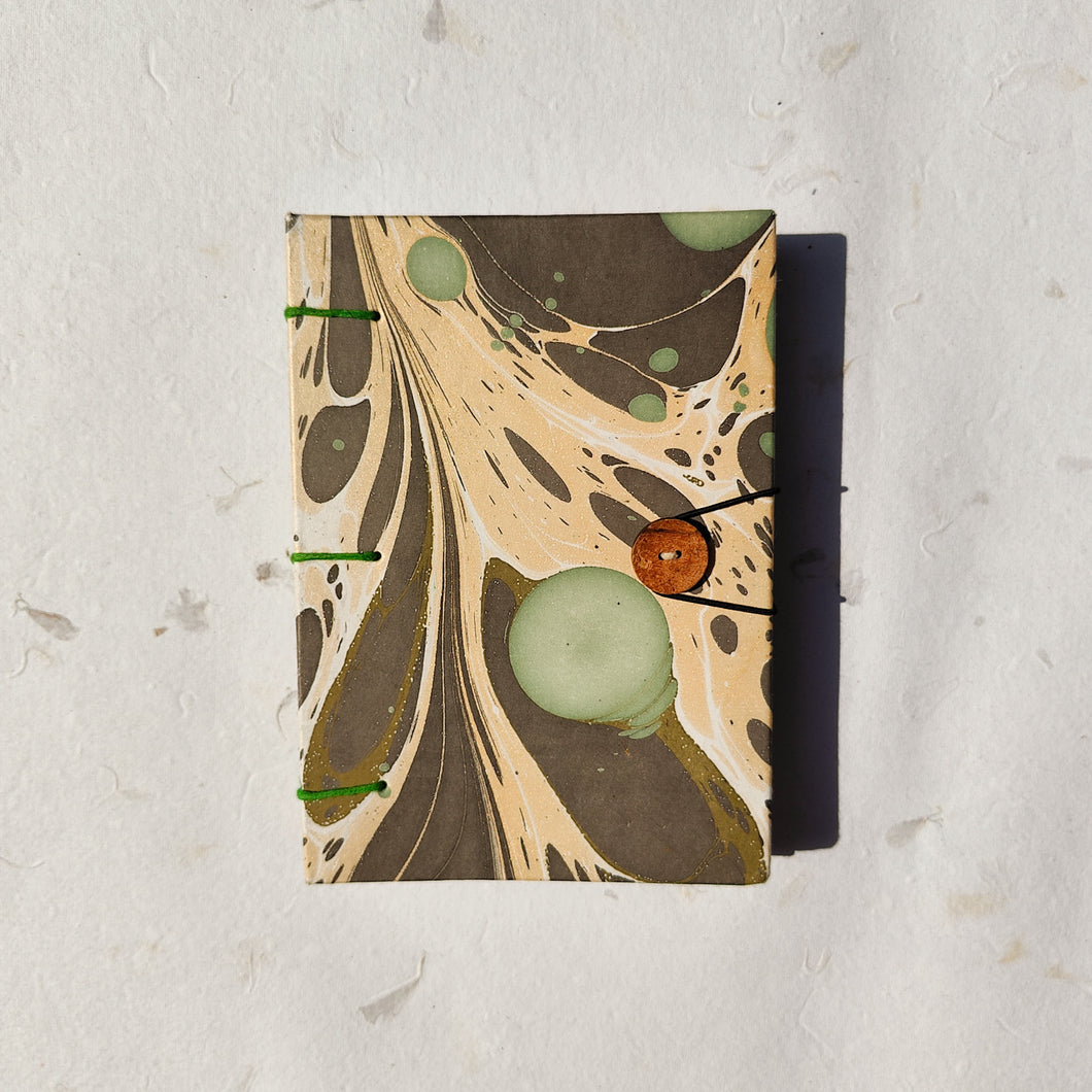 Handmade Notebook |  Multilayer | Brown Marble