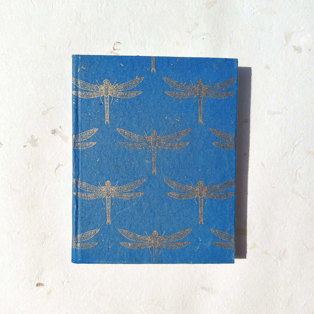 Handmade Hardcover Notebook | Dragonfly