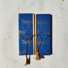Load image into Gallery viewer, Handmade Bamboo Notebook | Dragonfly
