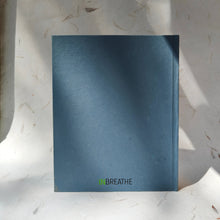 Load image into Gallery viewer, Ruled Handmade Paper Notebook | Blue - InBreathe
