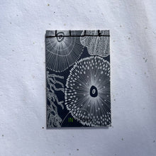 Load image into Gallery viewer, eco notebook with sea coral design made using natural handmade sheets
