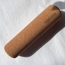 Load image into Gallery viewer, Cork yoga roller for back massage, deep tissue therapy, and muscle tension relief
