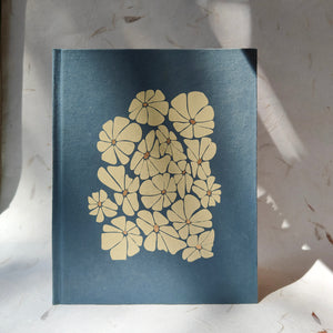 handmade ruled notebook made with recycled paper for sustainable writing and notes