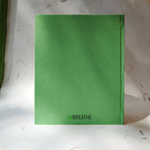 zero-waste dotted notebook with durable handmade cover and smooth dot grid layout