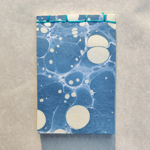 Handmade Paper Notepad | Blue Marble