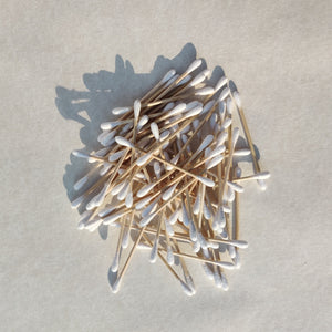 Bamboo Cotton Swabs | Set of 2