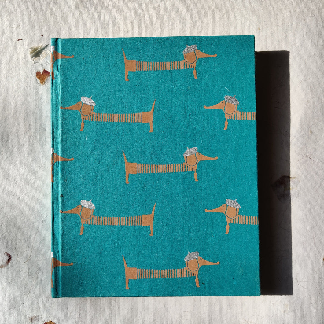 Handmade Paper Notebook | Dogs