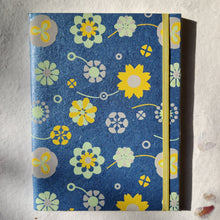 Load image into Gallery viewer, Soft Cover Handmade Notebooks/ Blue Floral
