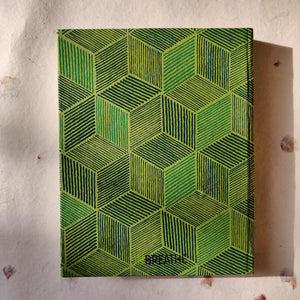 Handmade Paper Notebook | Geometry