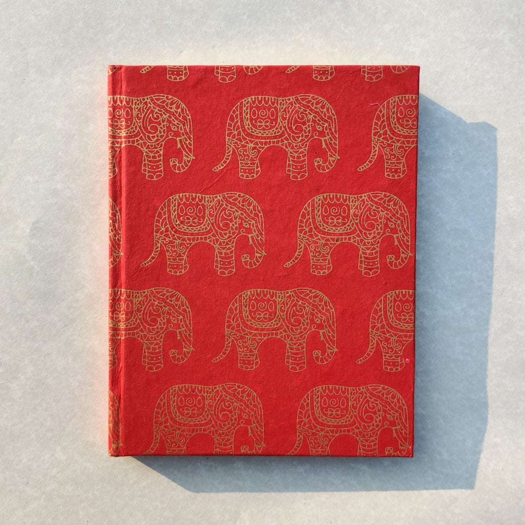 Handmade Paper Notebook | Elephant