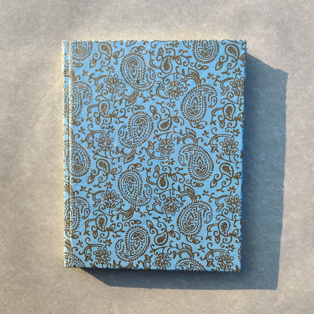 Handmade Hardcover Notebook | Paisley