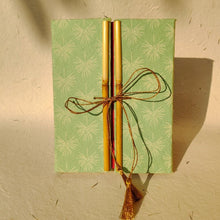 Load image into Gallery viewer, Handmade Paper Notebook Bamboo | Palms
