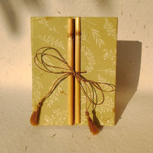 Load image into Gallery viewer, Handmade Paper Notebook Bamboo| Foliage
