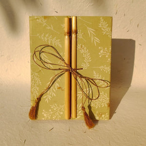 Handmade Paper Notebook Bamboo| Foliage